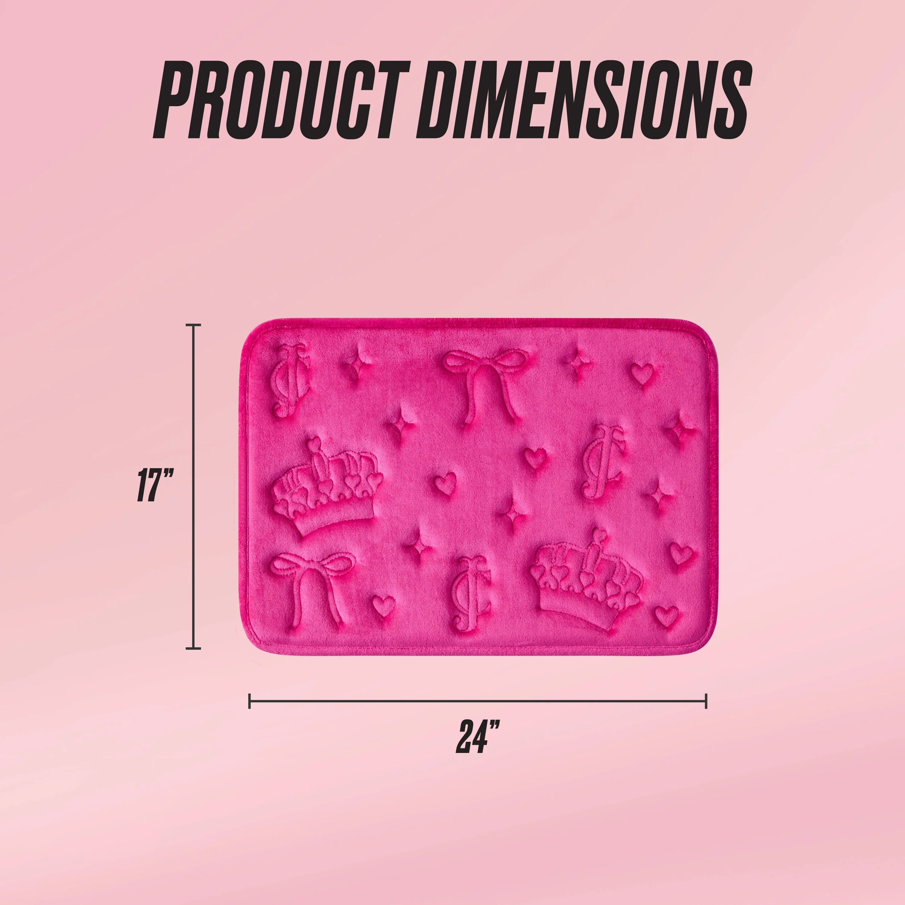 Quilted Memory Foam Bath Mat, 17" x 24" - Image 2