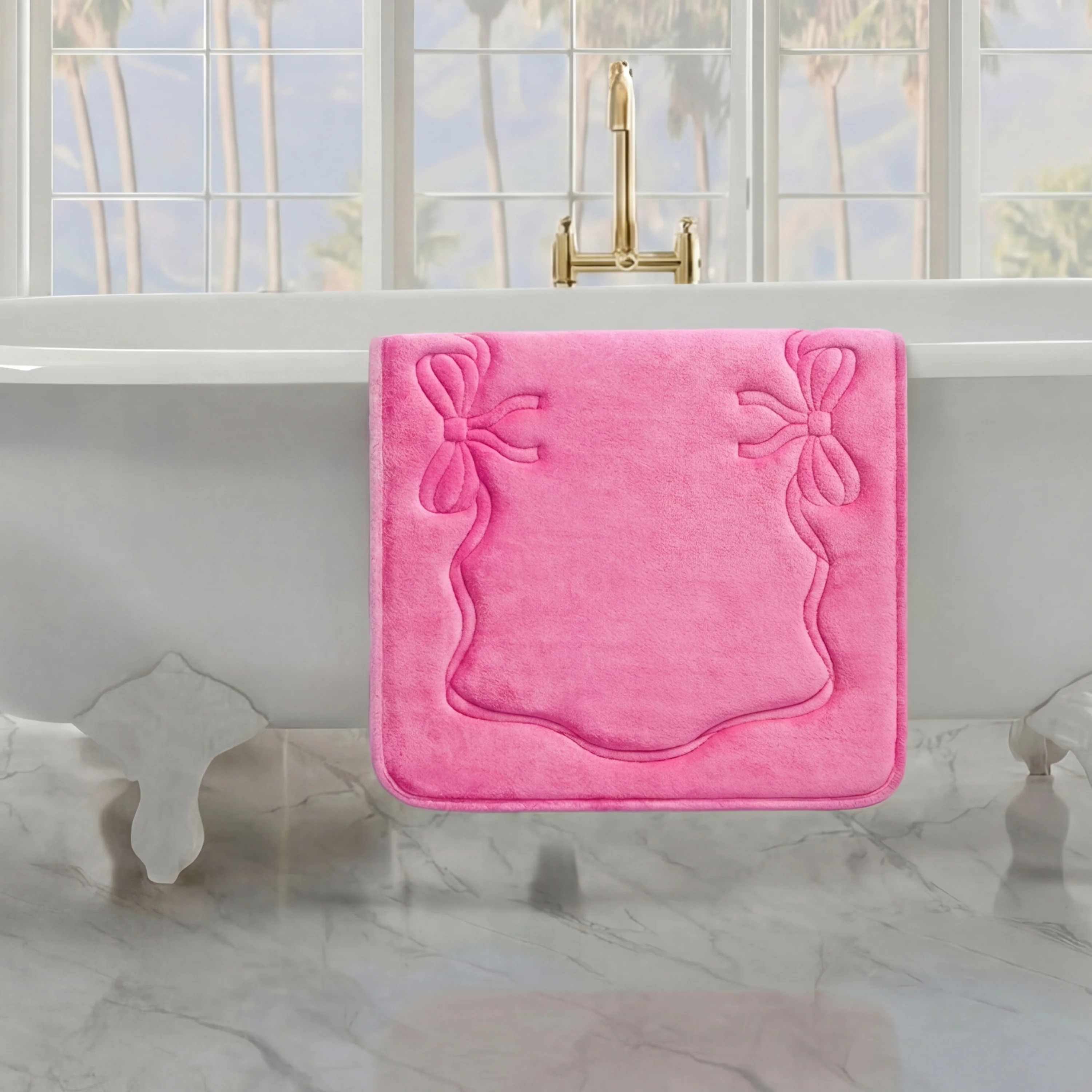 Quilted Memory Foam Bath Mat, 20" x 32" - Image 6