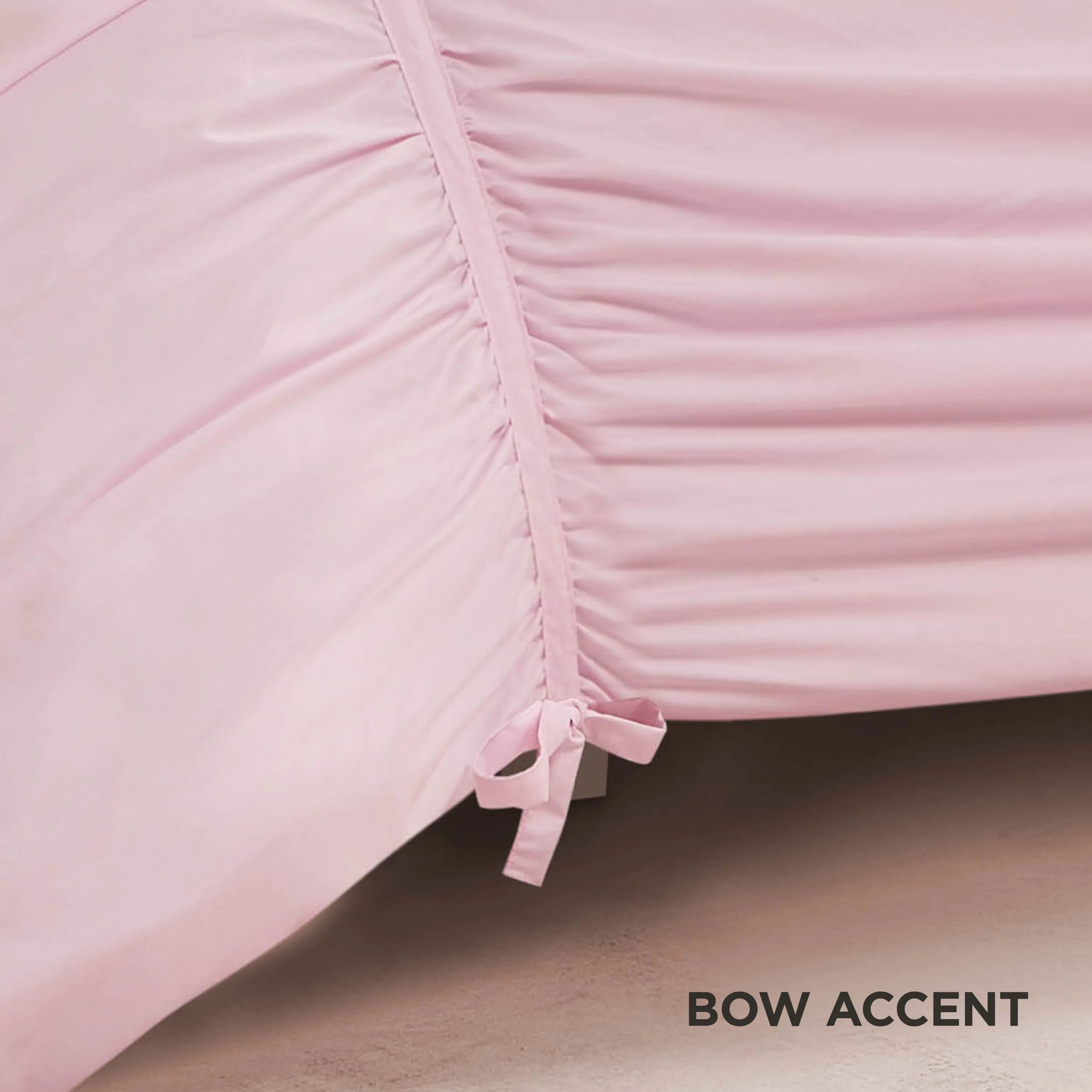 Ribbon Ruched Comforter Set - Image 8