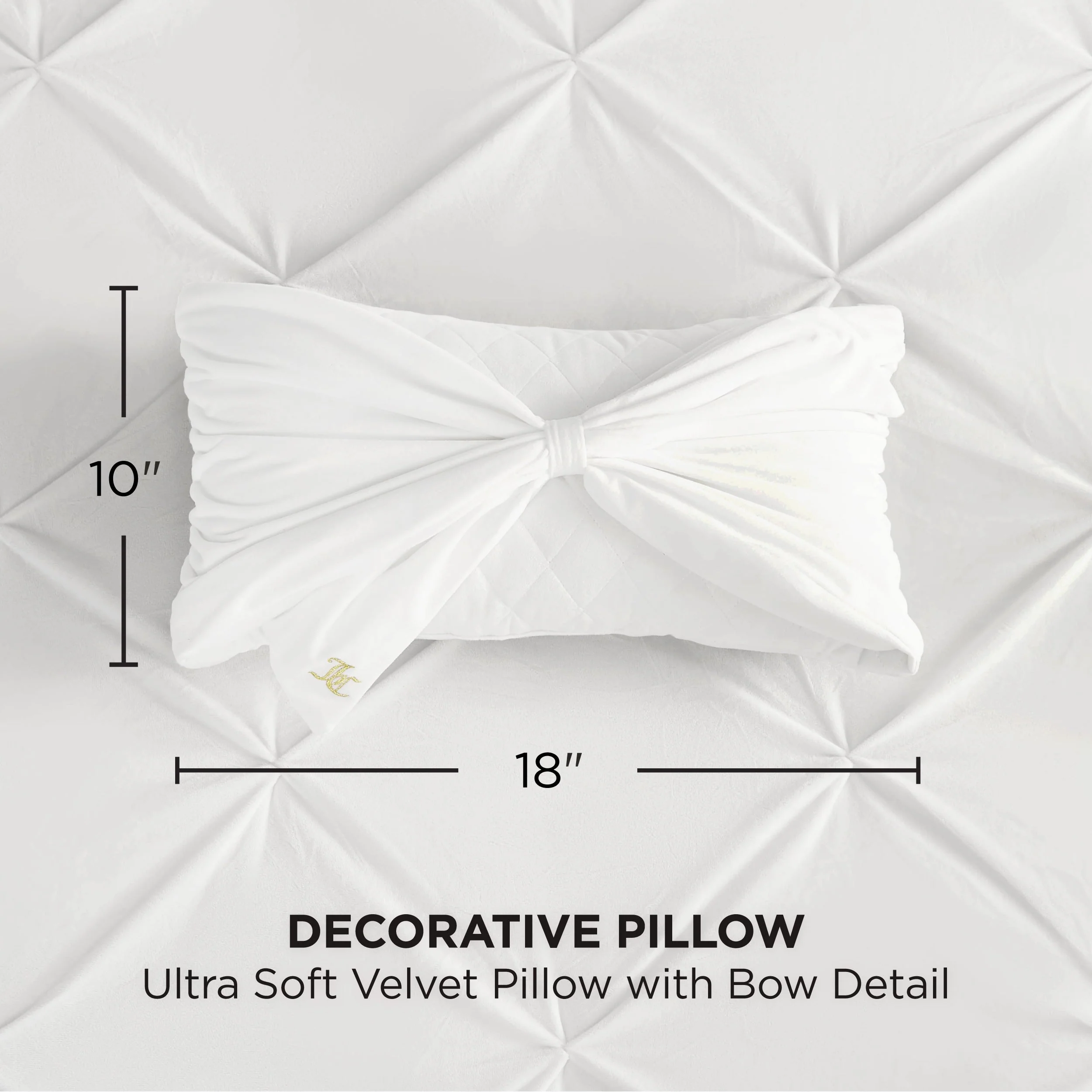 Velvet Bow Decorative Pillow - Image 8