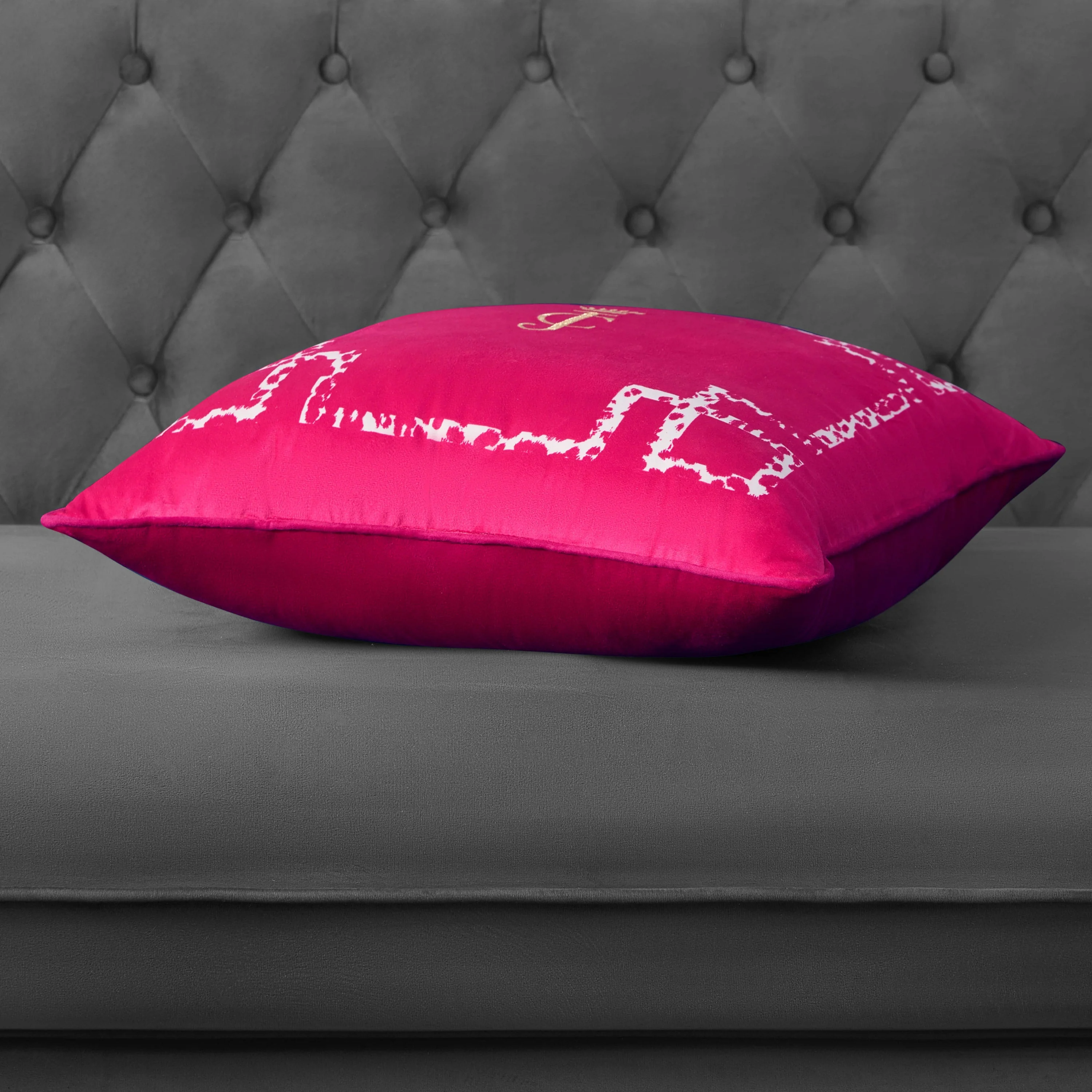Velvet Lattice Pillow - Image 4