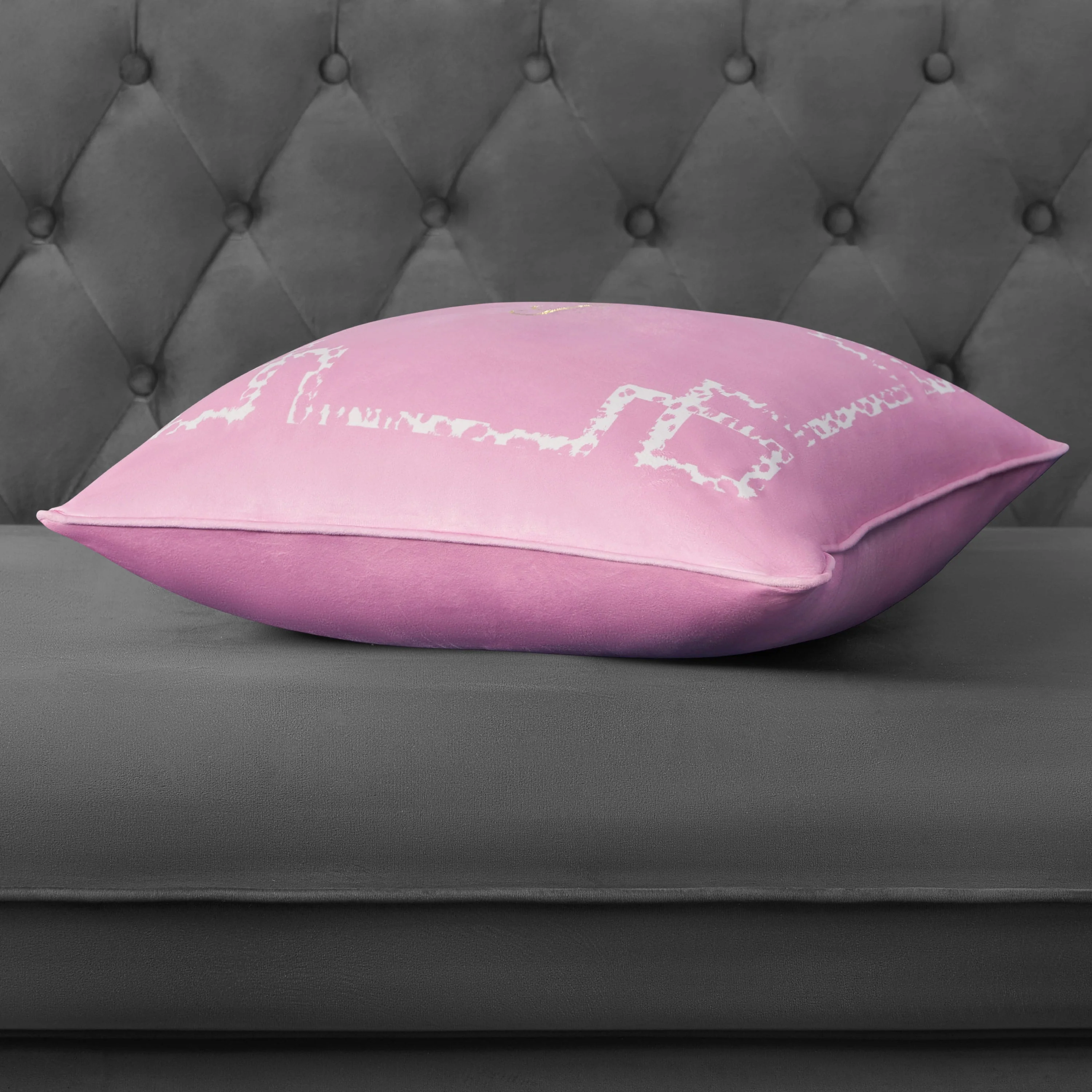 Velvet Lattice Pillow - Image 4