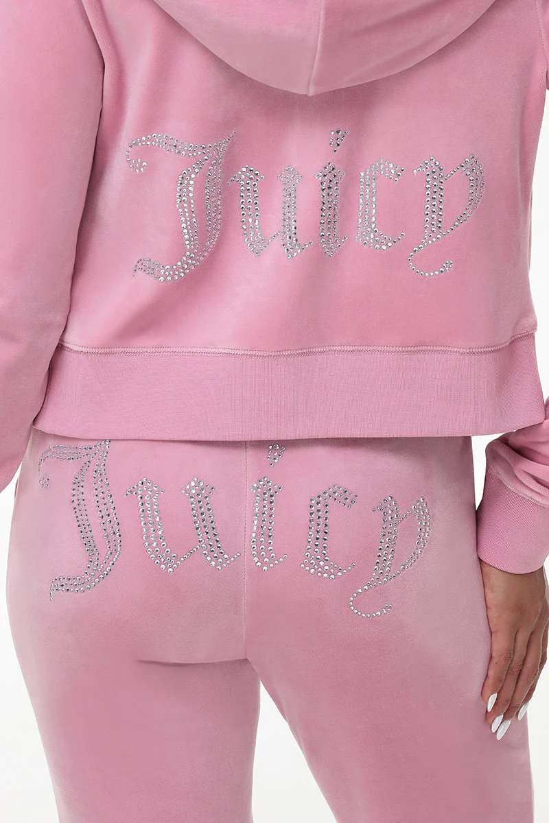 OG Big Bling Velour Hoodie—REJUICED - Image 4