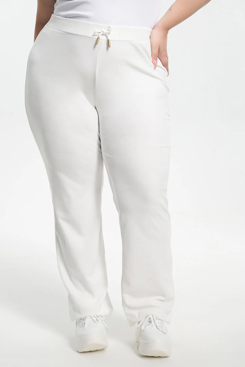 Plus-Size Technicolor Customizable Big Bling Velour Track Pants - Image 9