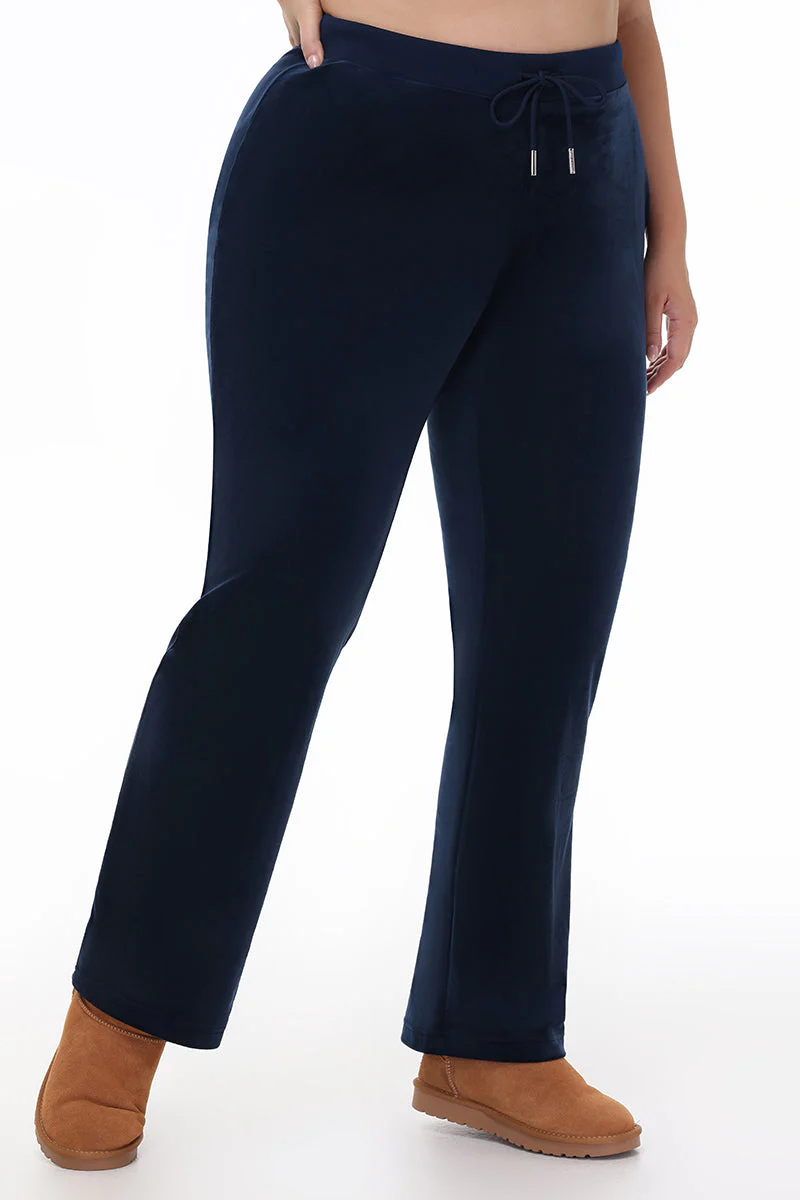Plus-Size Technicolor Customizable Big Bling Velour Track Pants - Image 10