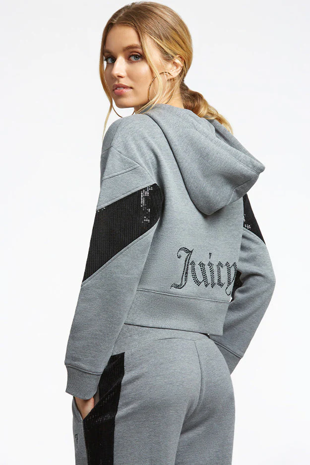 Sequin Fleece Hoodie—REJUICED - Image 3
